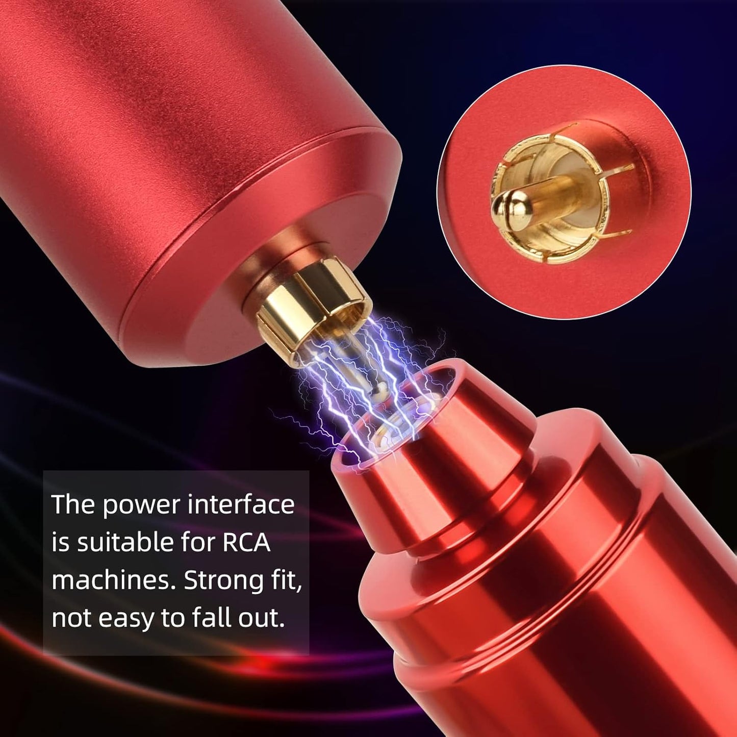 Tattoo Pen Machine Kit - Cordless Power Supply & Silicone Holder | 1300mAh Rechargeable Set with 3RL Needles