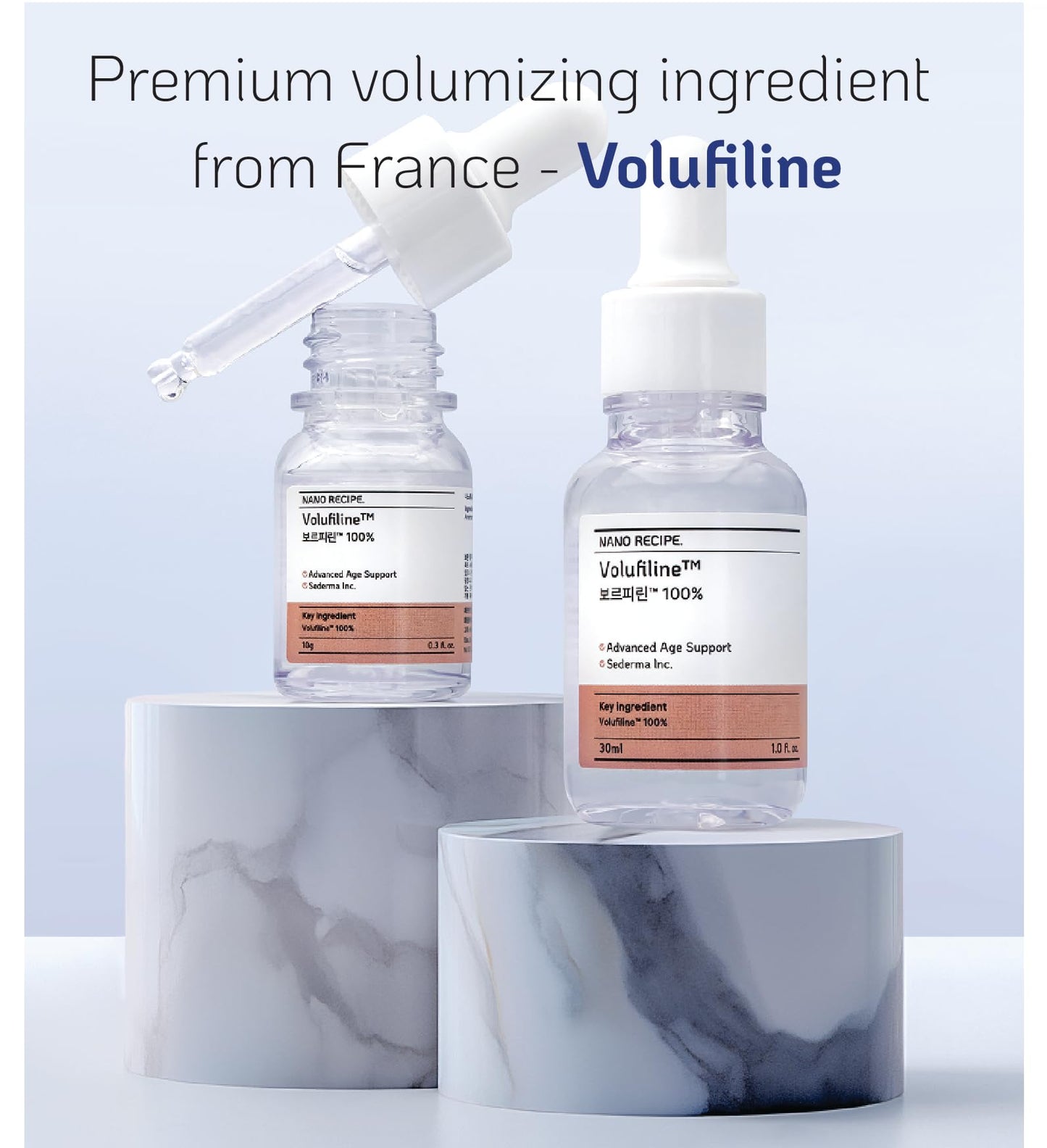 100% Volufiline 30ml (1 Fl Oz) Patented Cosmetic Ingredient from SEDERMA (France) Just Add A Few Drops DIY Skin Care Cosmetic Ingredient