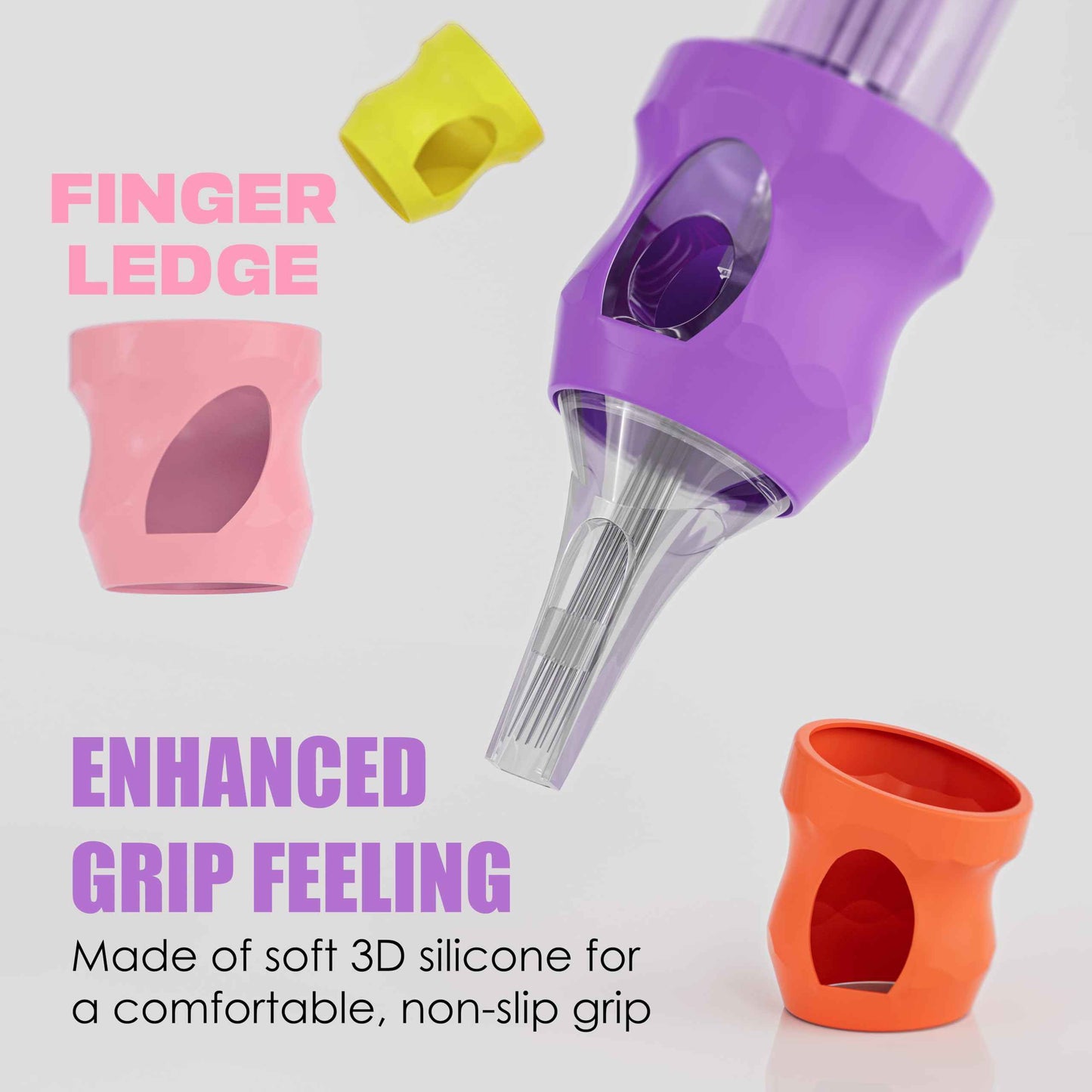 50pcs Neebol Tattoo Cartridge Needles Disposable Assorted Mixed Sizes Tattoo Needles #12 Standard Round Liner Shader Magnum for Tattoo Pen Machine Permanent Makeup Body Art Tattoo Supplies