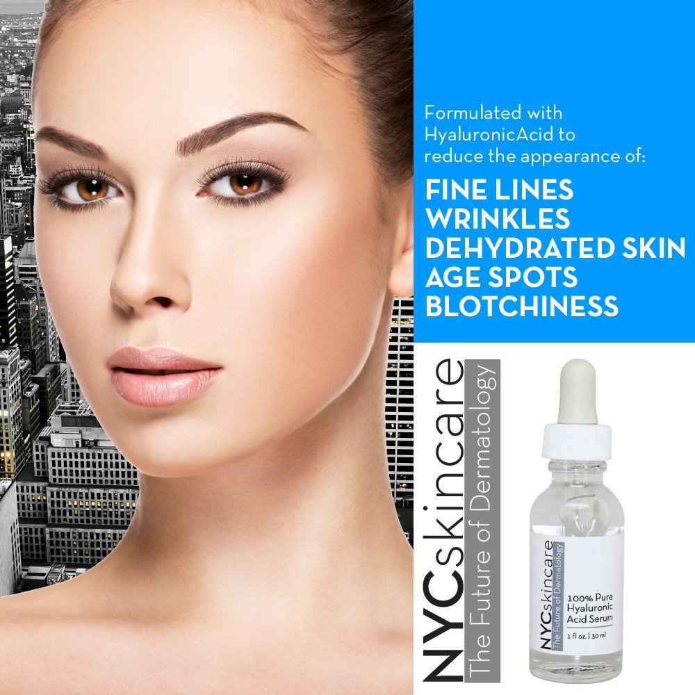 NYCskincare The Future of Dermatology - 100% Pure Hyaluronic Acid Serum
