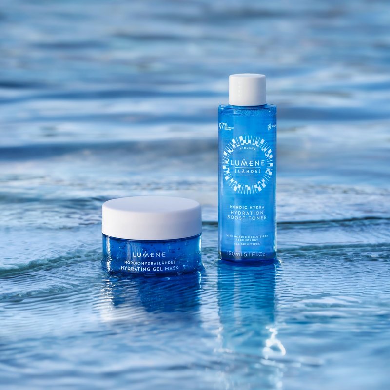Lumene Nordic Hydra [LÄHDE] Oxygen Recovery 72H Hydra Gel Mask | Cooling, Hydrating Face Treatment | For Dry, Dehydrated Skin With Organic Nordic Birch Sap & Arctic Spring Water | Vegan | 150 ml