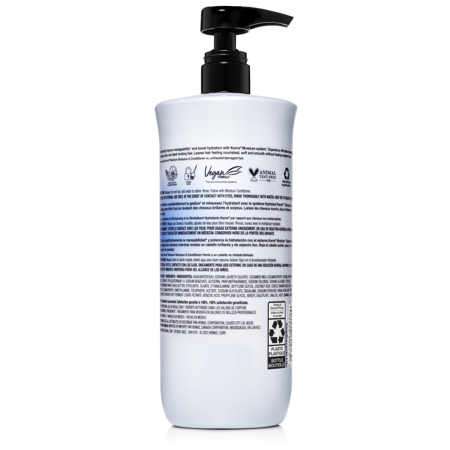 Kenra Professional Moisture Shampoo | Boost Hydration | Improve Manageability and Shine | Nourish Dry Hair | Color Safe | Effortless Detangling | Normal to Dry Hair | 33.8 fl. oz.