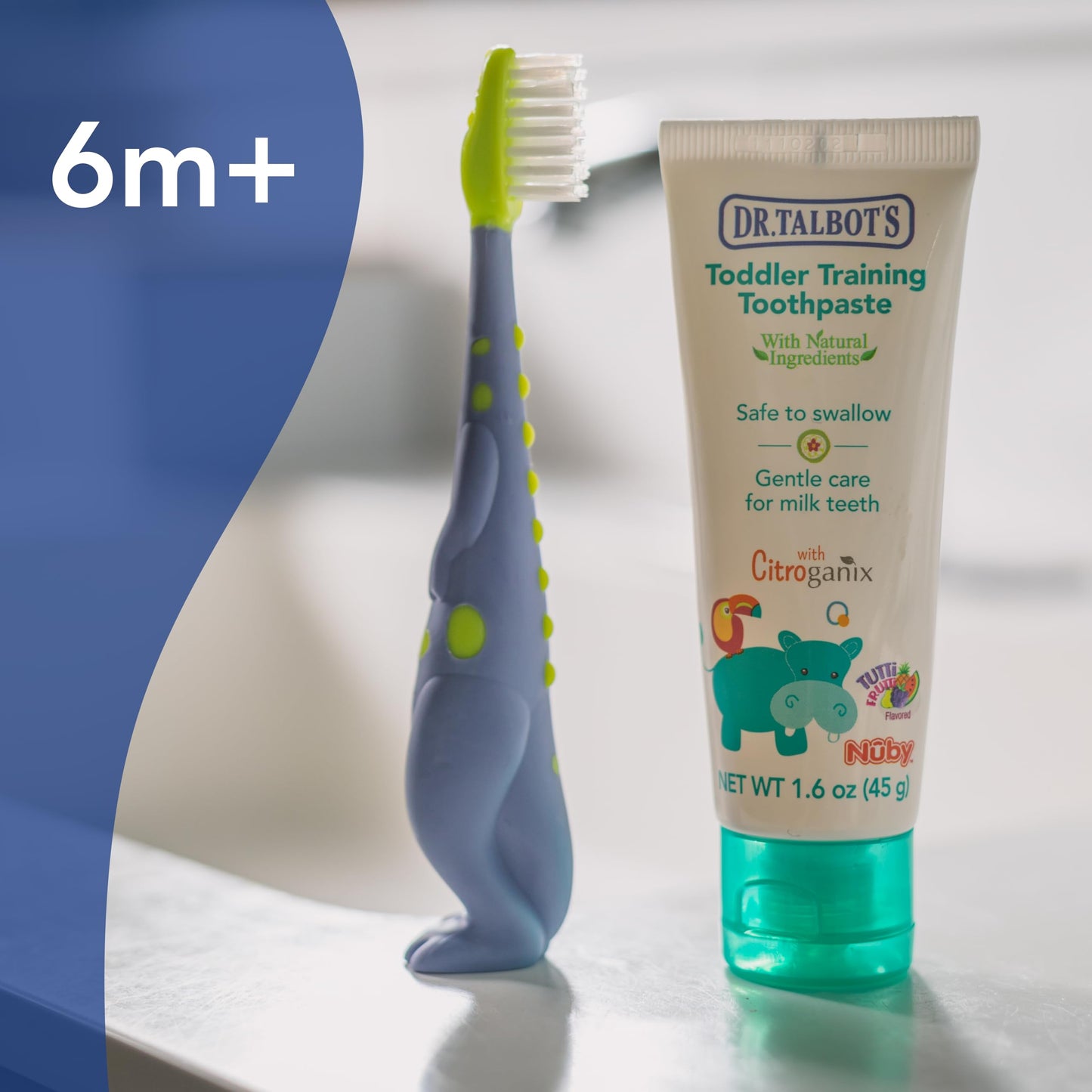 Dr. Talbot's Toddler Training Toothbrush + Toothpaste - 1.6 oz