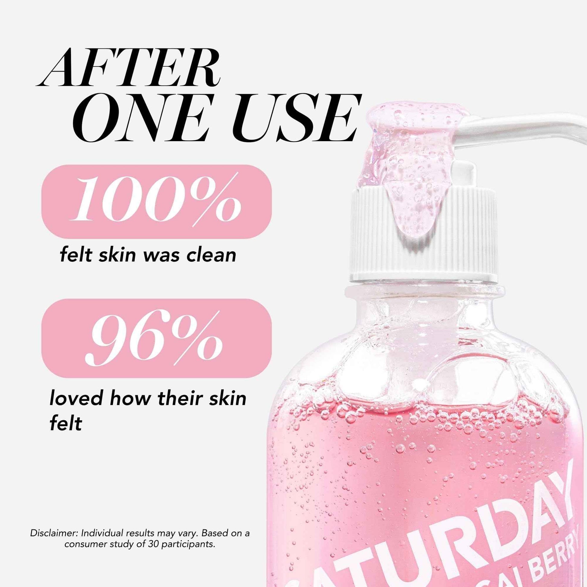 Saturday Skin Hydrating Gentle Facial Gel Cleanser Makeup Remover Sensitive Skin Face Wash Antioxidant Vitamin Brightening Smoothing | Korean Skin Care CICA Acai Berry Oats