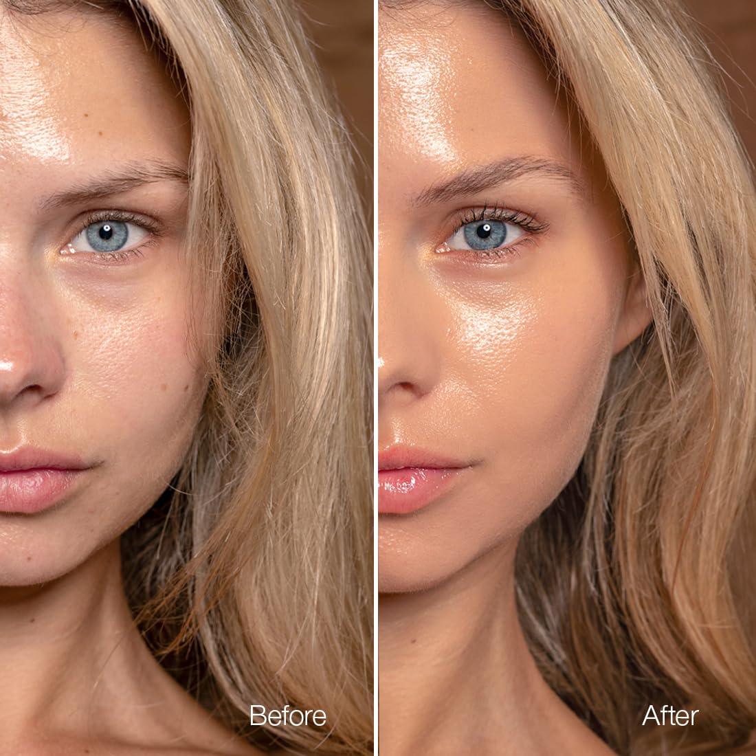 Palladio Skin Tint with Aloe, Niacinamide and Hyaluronic Acid, Sheer to Medium Coverage, Glowy Finish, Brightening and Blurring Lightweight Foundation Makeup (Dark Caramel)