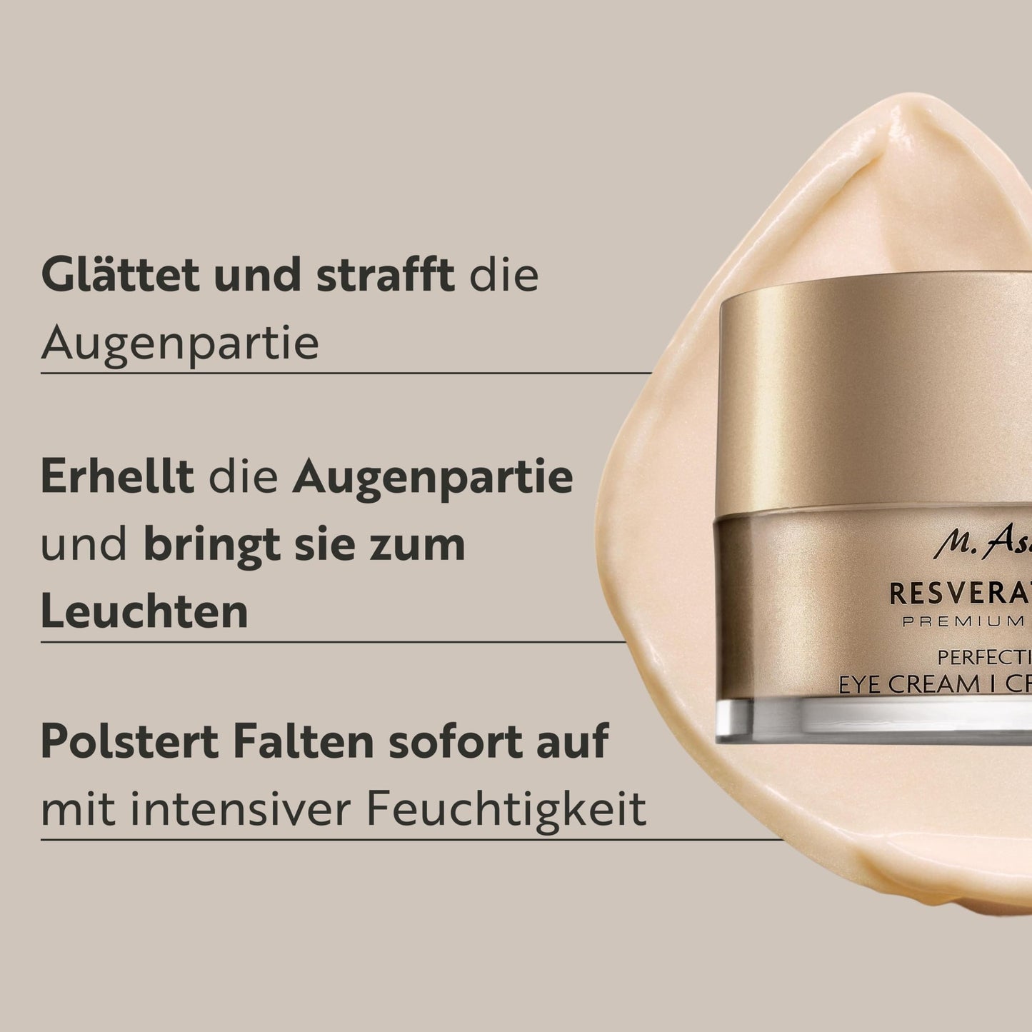 M. Asam Resveratrol Premium NT50 Perfecting Eye Cream (1.01 Fl Oz)
