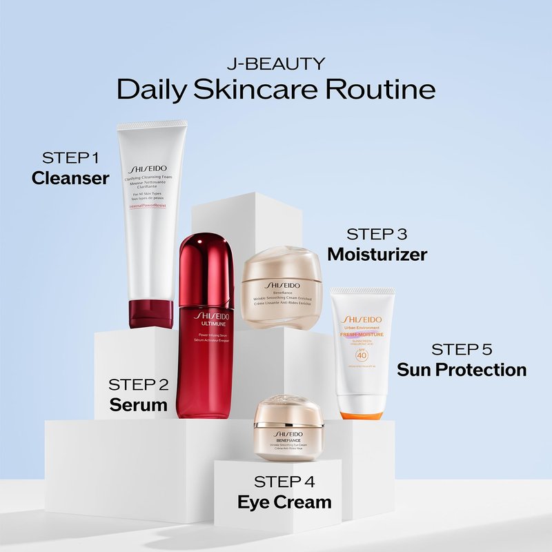 Shiseido Urban Environment Fresh-Moisture Sunscreen SPF 40 - Protects Against UVA/UVB Rays & Pollution - 12-Hour Hydration - Water Resistant for 40 Minutes - Non-Comedogenic - 50 mL