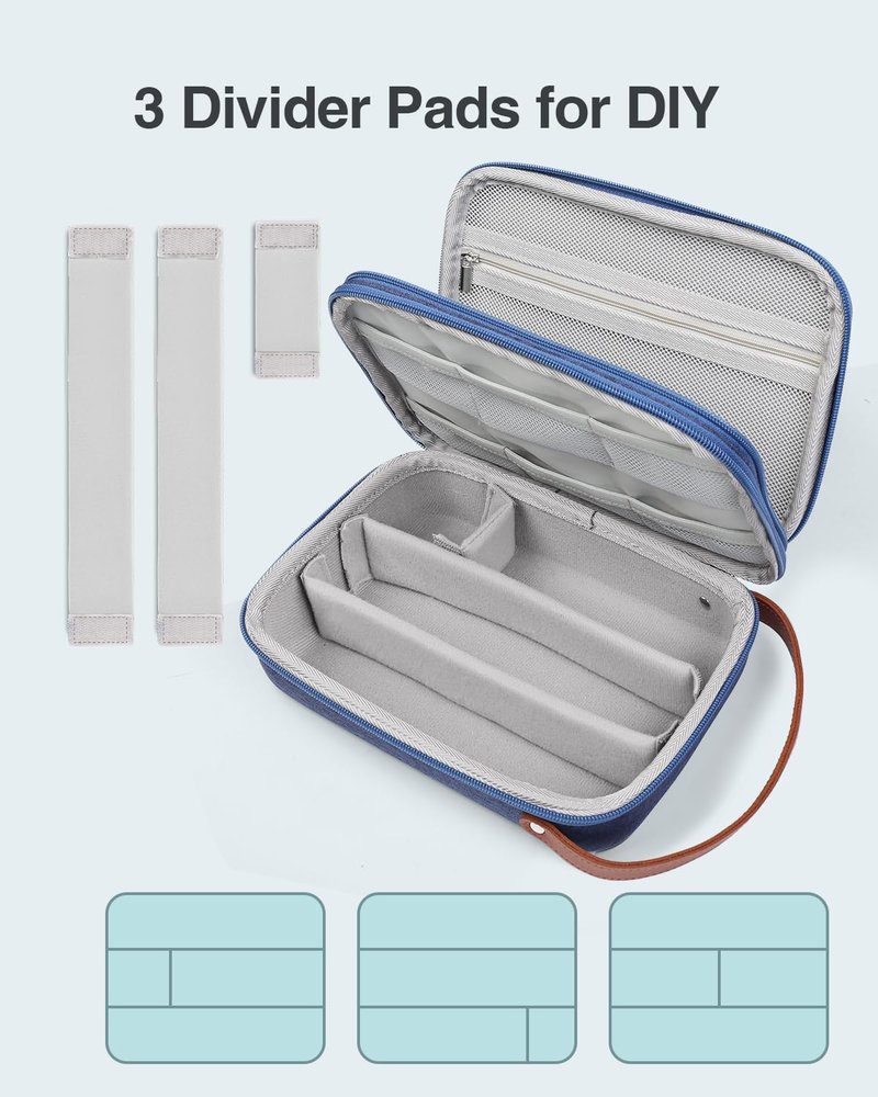 Hair Clipper Case - Portable Travel Storage for Trimmers & Accessories | Fits Wahl, Andis, Hatteker