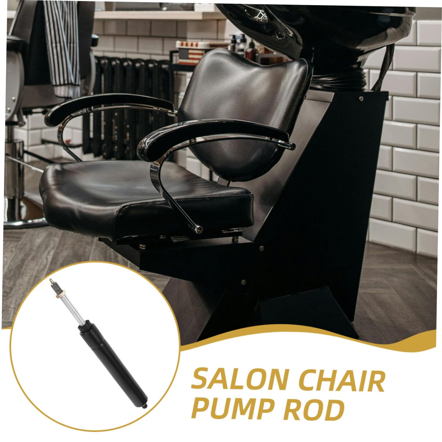 OHPHCALL Hair Salon Chair Air Bar Barber Chair Rod Replacement Sturdy Salon Fitting Accessory