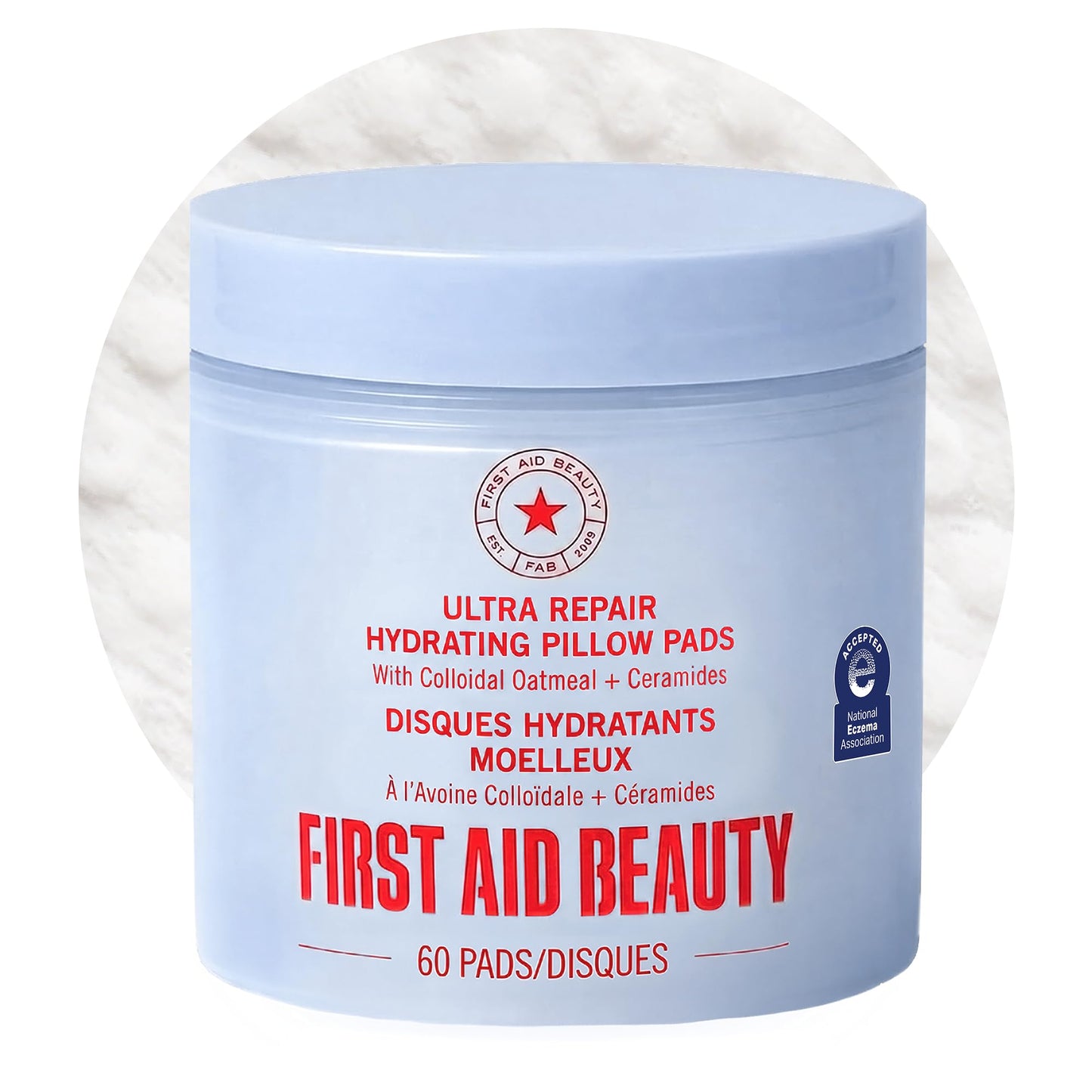 First Aid Beauty Ultra Repair Hydrating Pillow Pads, 60 ct