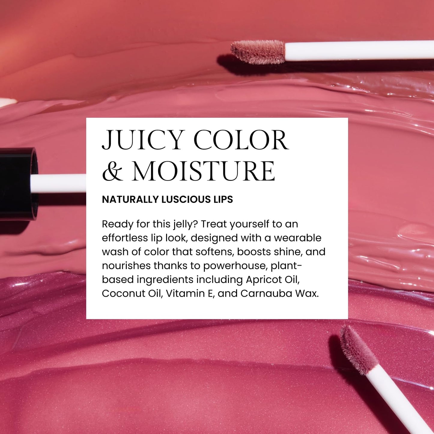 OFIR Hue Hydrator Lip Jelly - Luminous Gloss With Apricot & Coconut Oil | Mocha Glow - Warm Terracotta, 0.135 Fl oz
