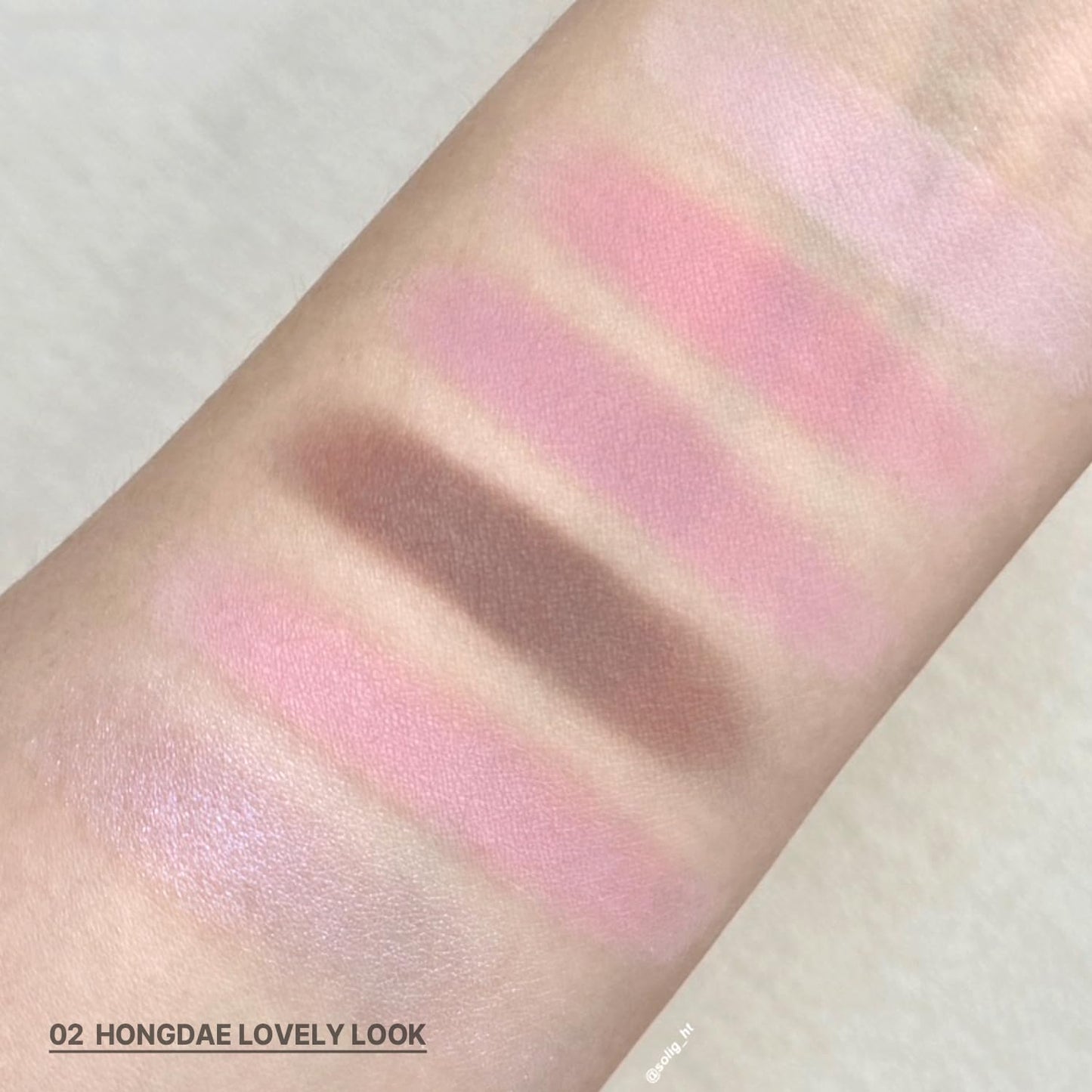 CHOSUNGAH BEAUTY My Magazine Eyeshadow Palette - Cool Pink Purple, 5 Shadows, All-in-One Matte, Shimmer & Glitter Multi-Texture Palette for Chic Daily & Trendy Looks, 0.25oz