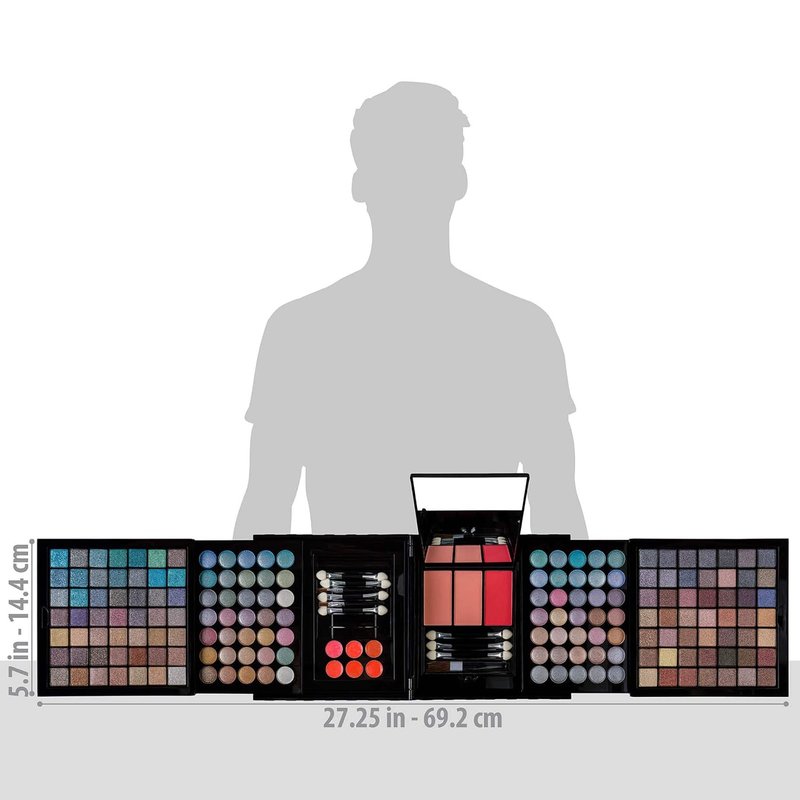 SHANY All In One Harmony Makeup Set - Ultimate Color Palette with Eyeshadows, Blush, Lip Gloss & Brushes | Perfect Holiday Gift