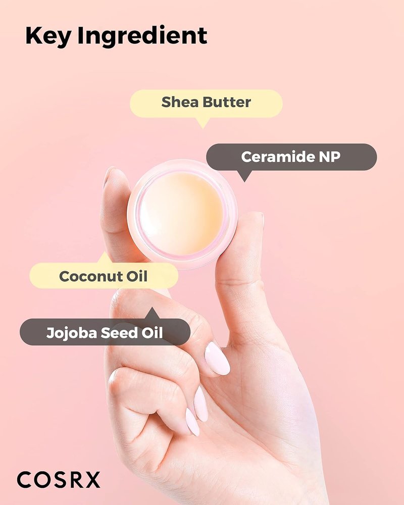 COSRX Lip Care Balm - Nourishing Shea Butter Formula for Dry, Chapped Lips | Korean Skin Care, Fragrance-Free