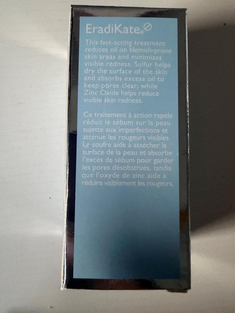 Kate Somerville EradiKate Essentials Duo - 3% Sulfur Cleanser & 10% Acne Spot Treatment | 4 Fl Oz & 1 Fl Oz