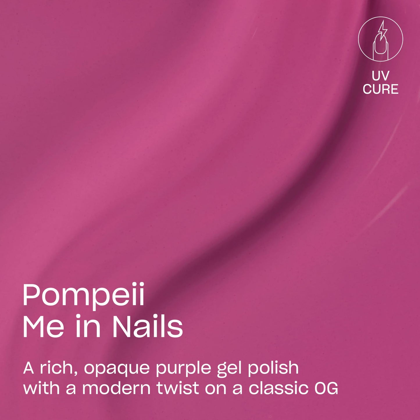 OPI GELement Pompeii Me in Nails | Opaque Cool Bright Purple Crème LED Cure Gel Nail Polish | DIY Salon Quality Gel Manicure | Vegan Formula, Durable Wear with High Shine Finish | 0.3 Fl Oz.