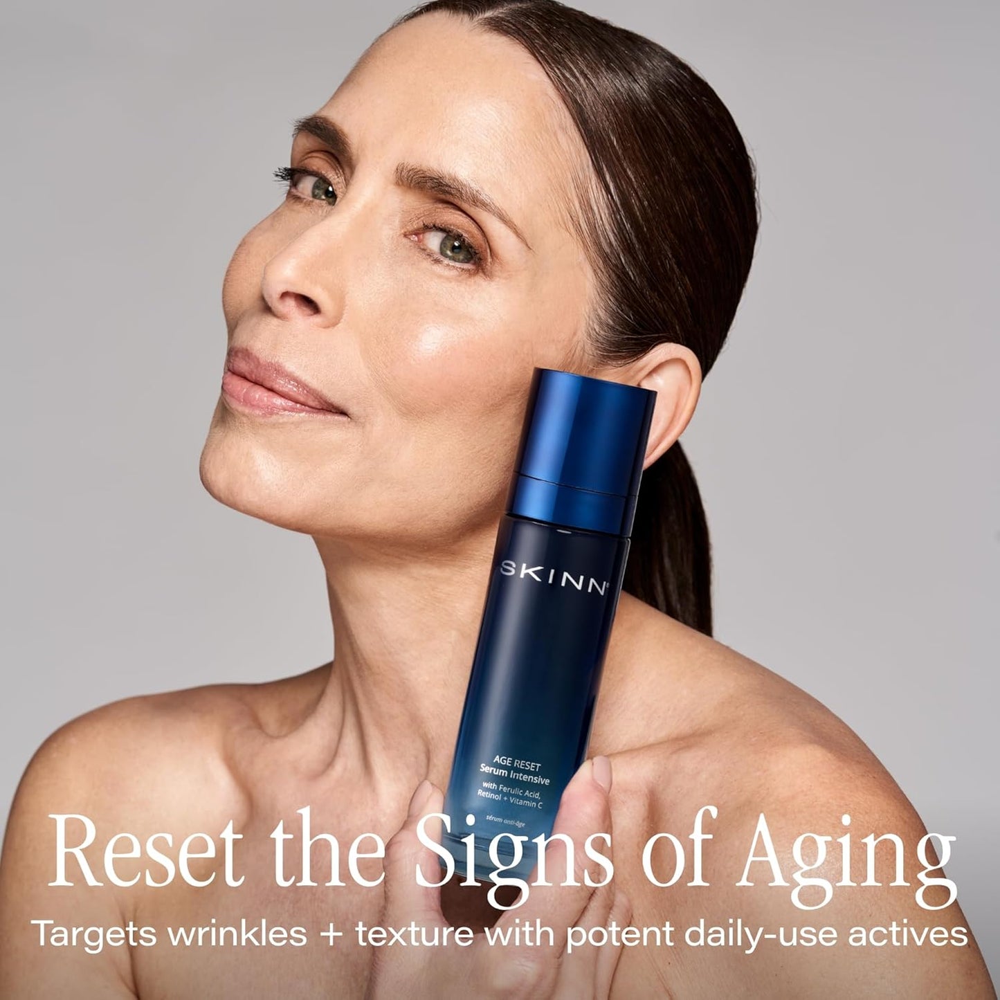 SKINN Deep Wrinkle Facial Serum - Intensive Anti-Aging Serum with Retinol & Vitamin C | Hydrating for Fine Lines