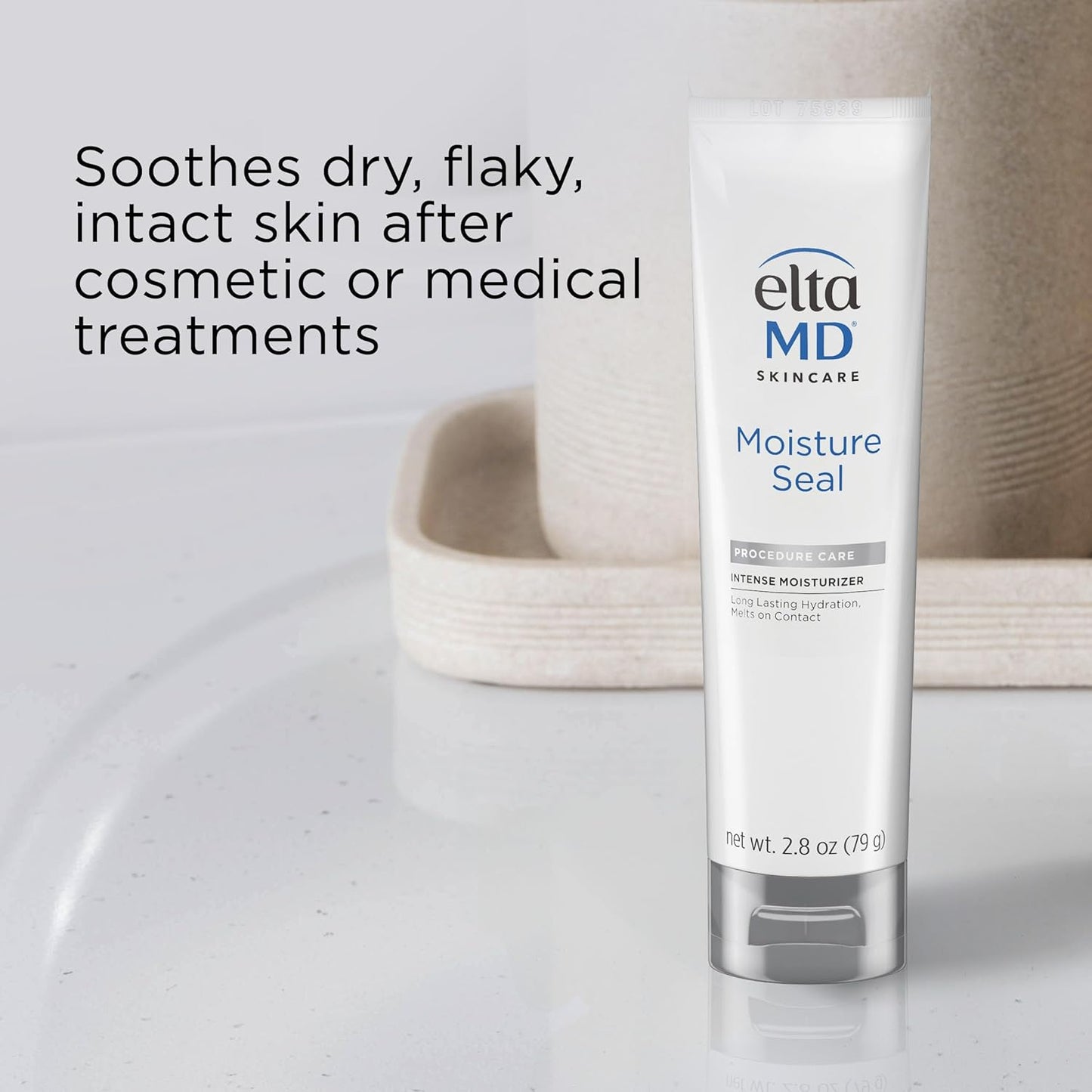 EltaMD Moisture Seal - Intense Hydrating Moisturizer for Dry, Sensitive Skin | 2.8 oz Tube