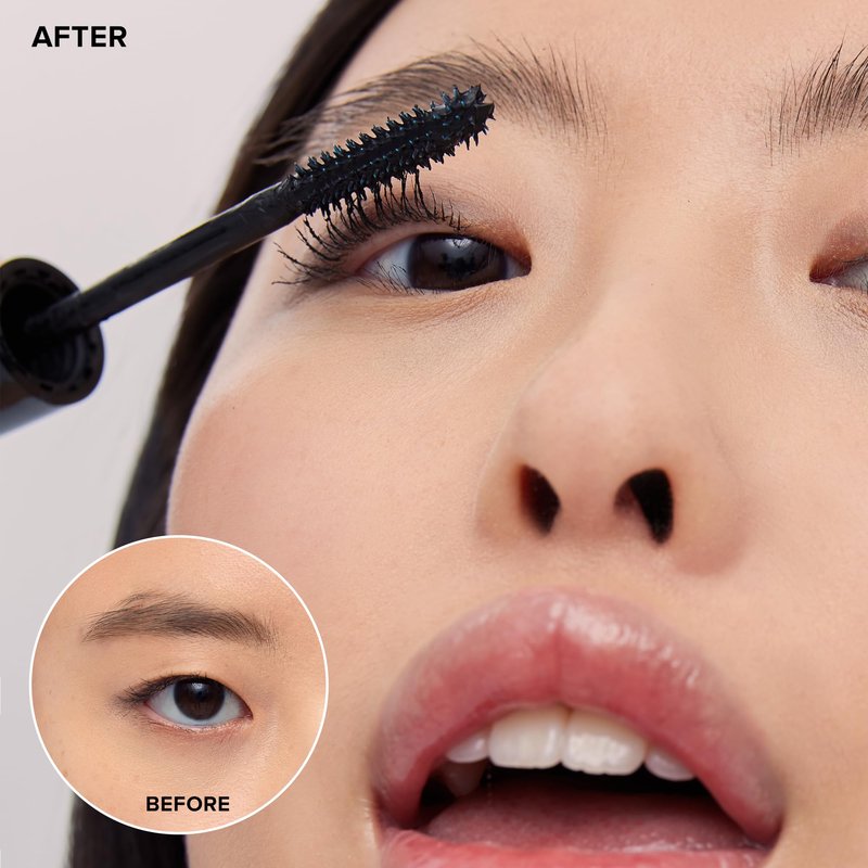 Nudestix Splashproof Mascara – Vegan Waterproof Mascara with Lash-Nourishing Vitamins & Plant-Based Oils | Smudge-Proof, Long-Wear Formula with Precision Ball Tip Wand | Clean & Cruelty-Free