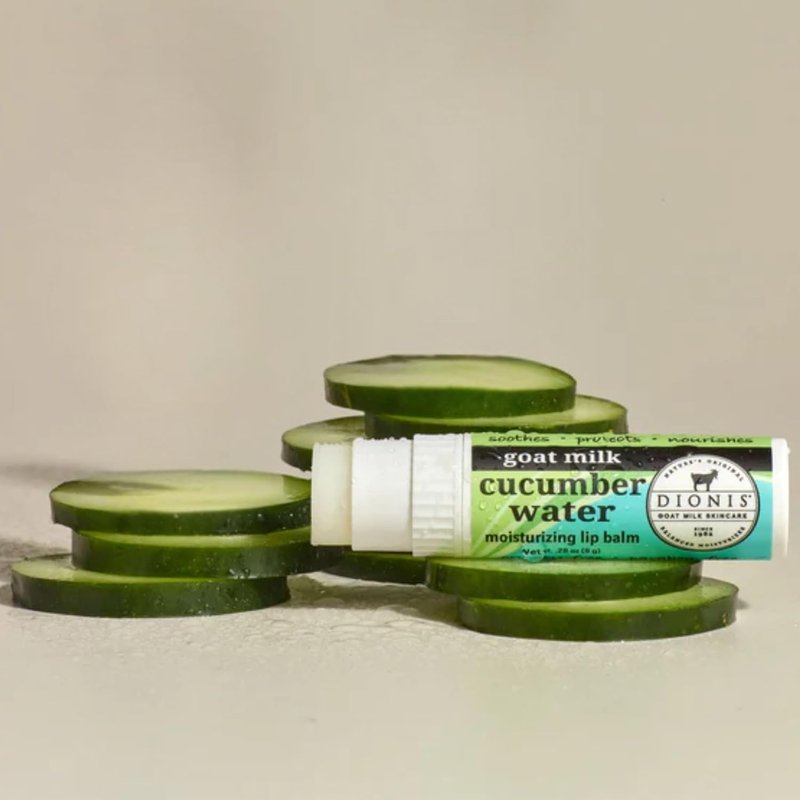 Goat Butter Overnight Lip Mask & Cucumber Water Lip Balm Set - Hydrating Duo for Soft Lips
