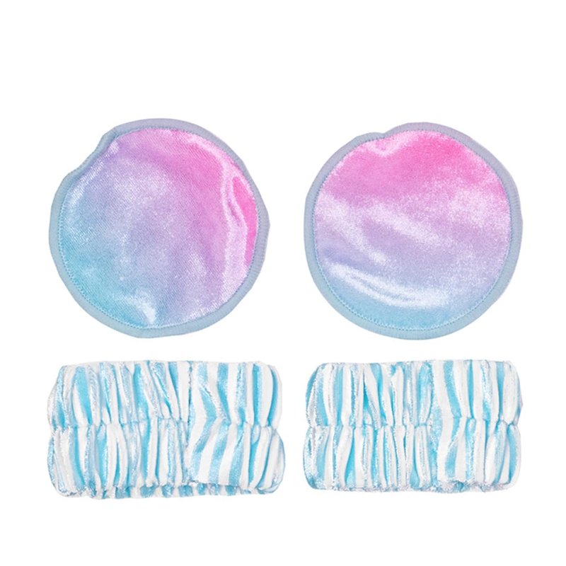 Lilly Pulitzer Spa Gift Set for Women - Self Care Kit with Headband, Face Wash Pads & Scrunchie | Summer Serenade