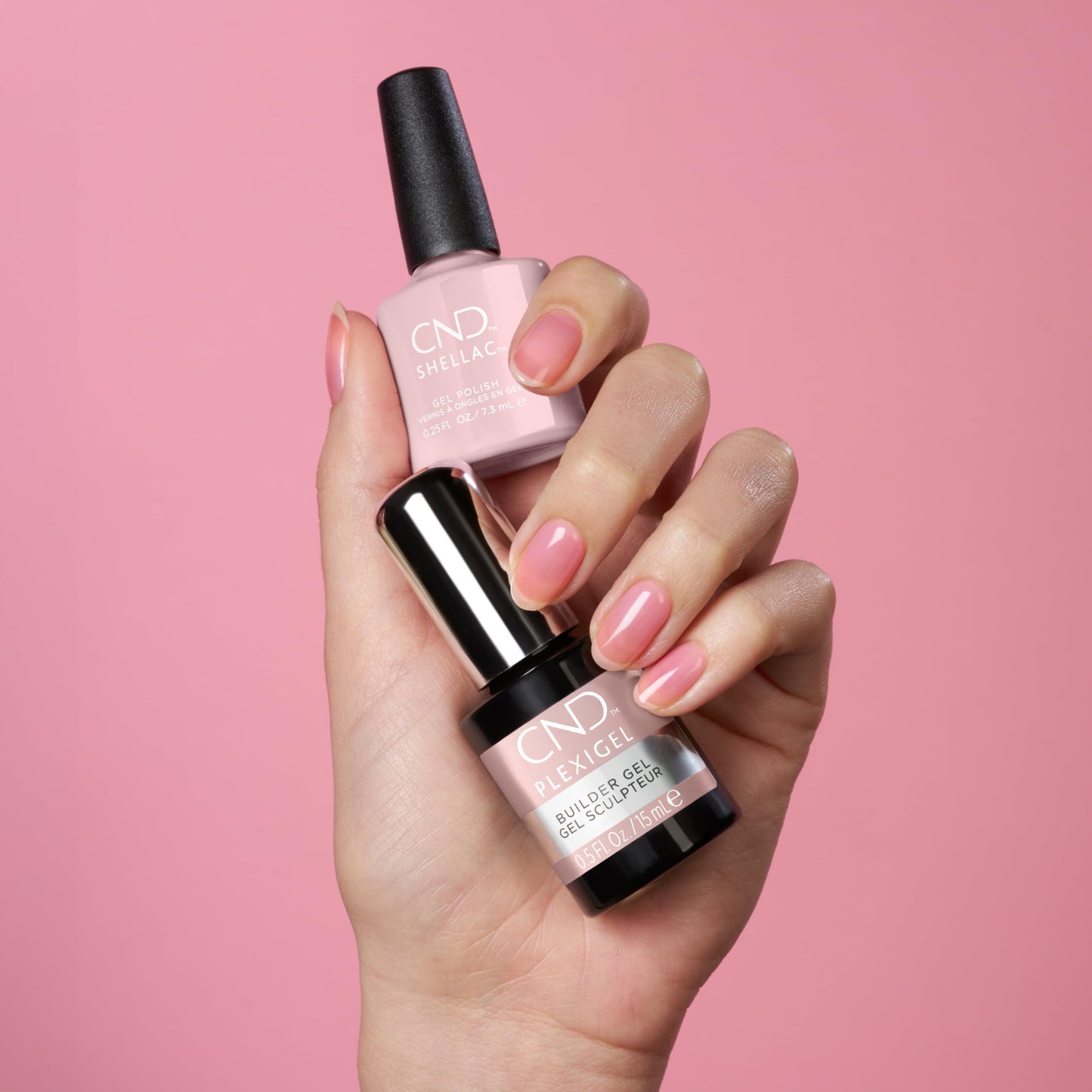 CND Plexigel Color Builder, Clearly Pink, 0.5 fl oz