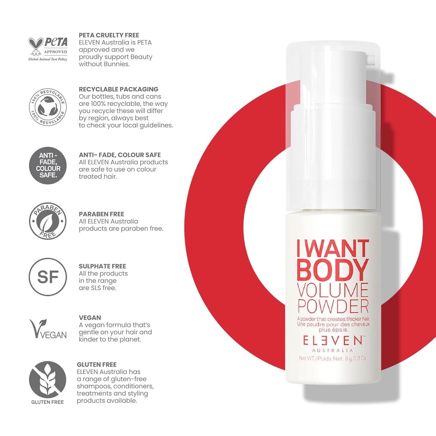 I Want Body Volume Texture Powder - Volumizing & Texturizing Hair Styling Product for Men & Women | Matte Finish, 0.3 oz