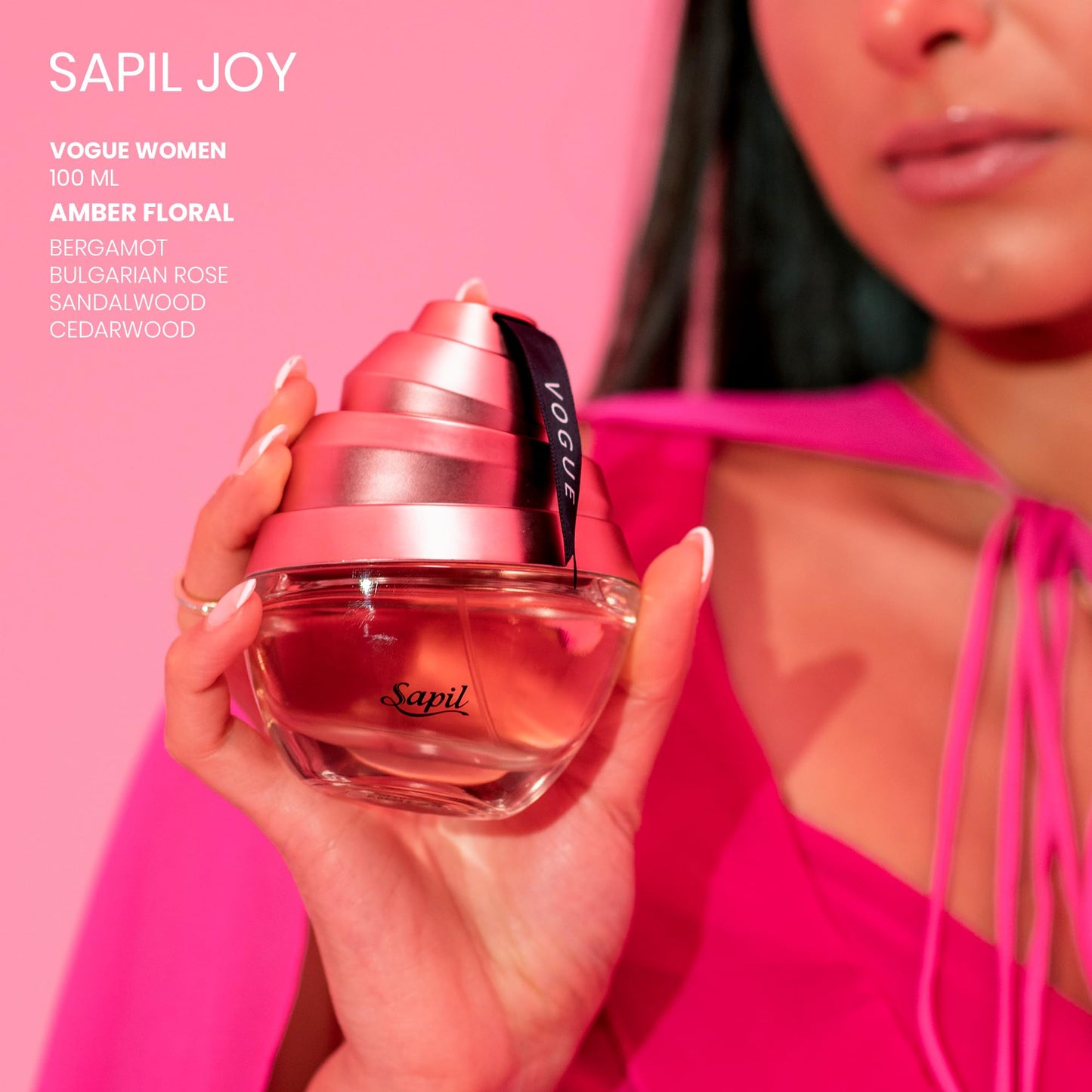 Sapil Vogue Perfume for Women with Coffee Almond Vanilla EDP 100ml
