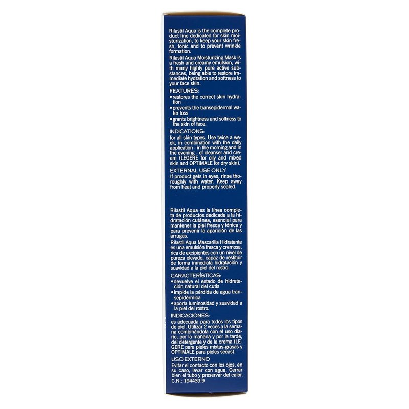 RILASTIL Hydrating Facial Mask - Deep Moisture Treatment | 50ml