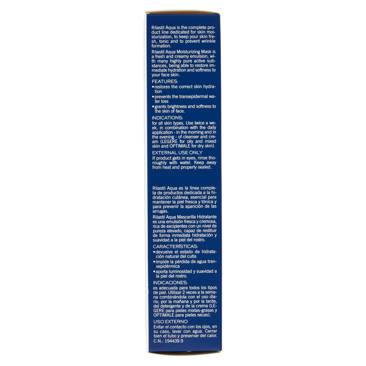 RILASTIL AQUA Hydrating Facial Mask - 50ml