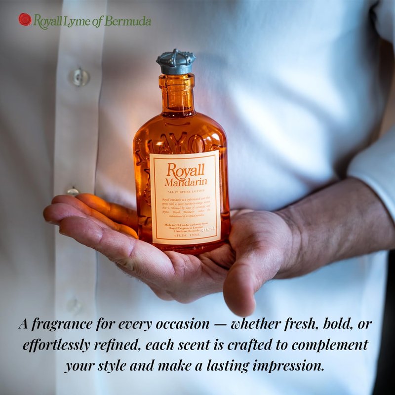 ROYALL FRAGRANCES Royall Mandarin Orange Aftershave Lotion Cologne Spray 4 Oz