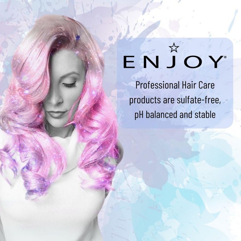 Enjoy Volumizing Elixir, Lightweight Root Lifting Styler for Fine Hair, Adds Body, Density & Long‑Lasting Hold, Water‑Based Texturizer, Humidity Resistant, 8.5 Oz