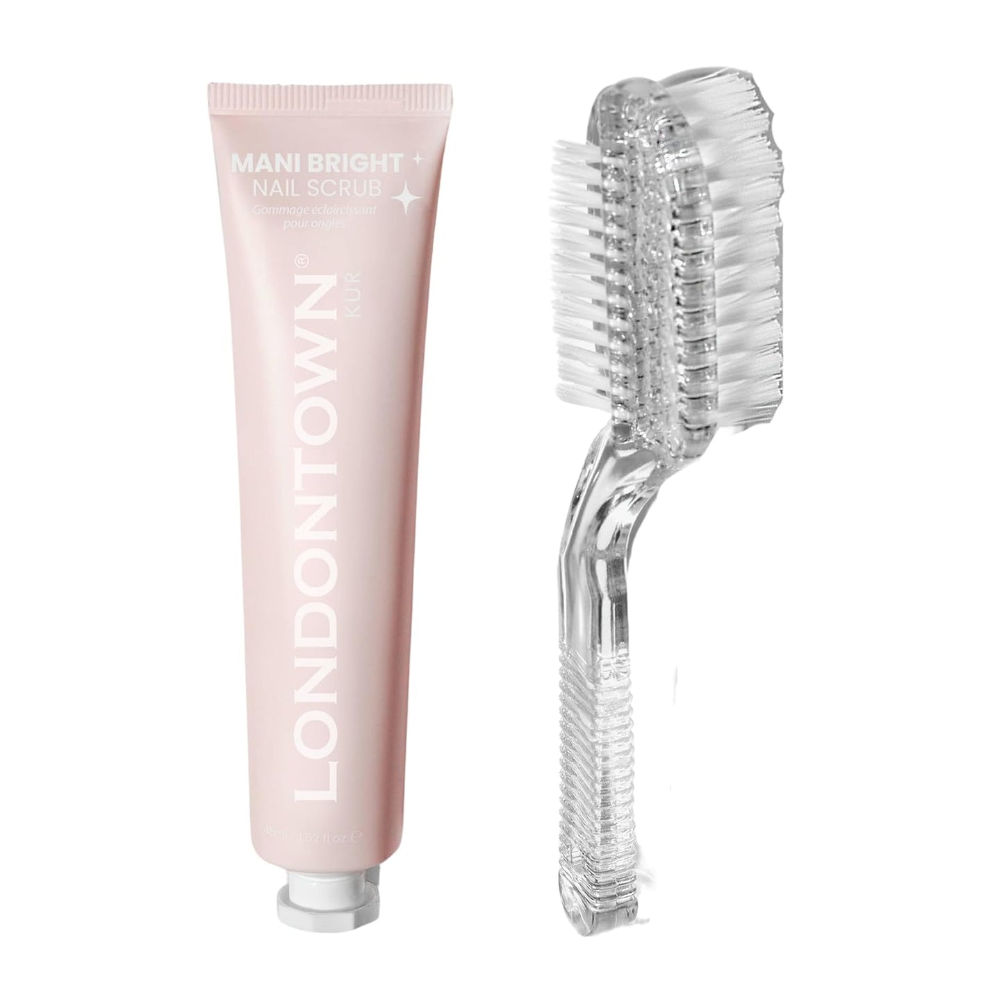 Brightening Nail Scrub - LONDONTOWN Mani Bright Whitener for Hands & Feet | 1.5 fl oz