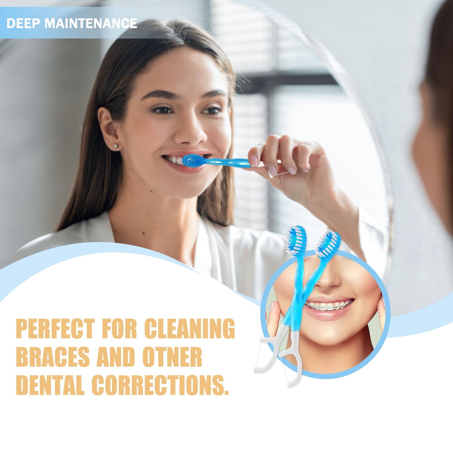 40 Individually Packaged Disposable Travel Toothbrushes with Fresh Beads, 5-in-1 Convenient Mini Disposable Toothbrush (Toothbrush + Fresh Beads + Tongue Scraper + Dental Floss + Pick)