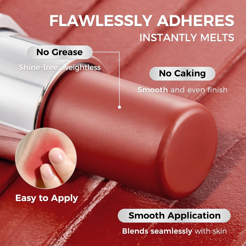 SACE LADY Highlighter Makeup Stick, Cream Glow Shimmer for a Radiant Finish, Easy to Blend & Long-Lasting Highlight Make Up for Face Eyes Lips (02 Sunset Glow, 1pc)