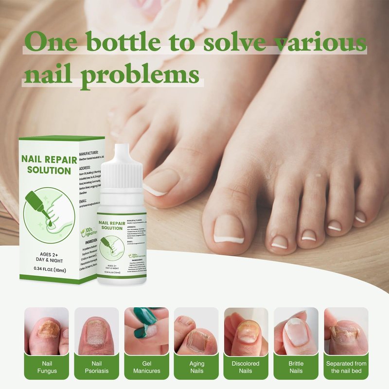 Nail Drops for Treating Toenail Odor and Fungal Infections, and Nail drops