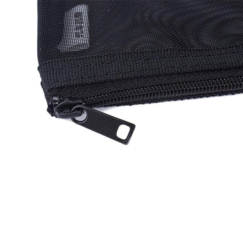 YONBEN Mesh Cosmetic Bag 3 Size Makeup Bag Set Nylon Waterproof Organizing Bags Purse Organizer Pouches Travel Bags with Zipper (10,Large)