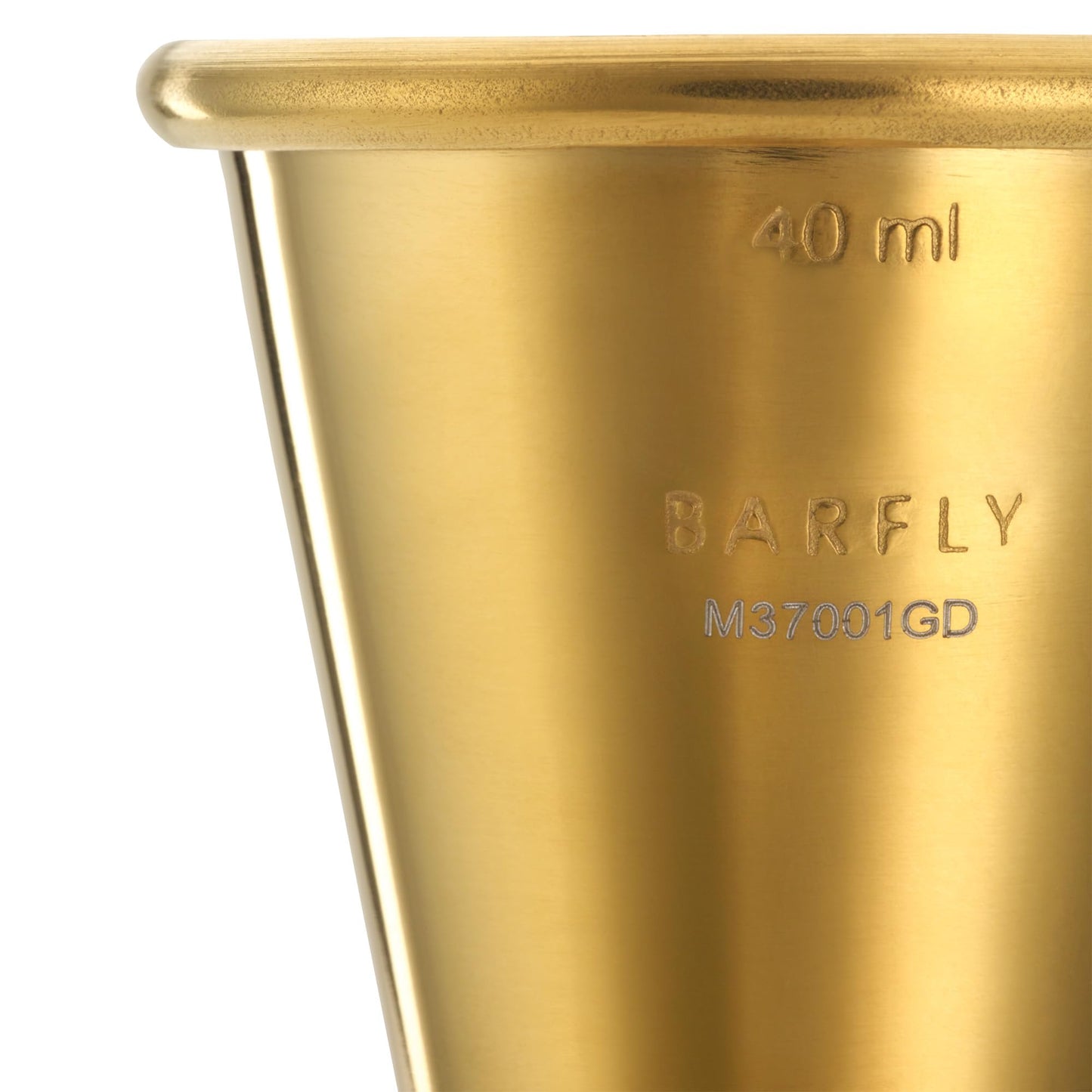 Barfly Japanese Style Jigger, 20 ml x 40 ml, Gold