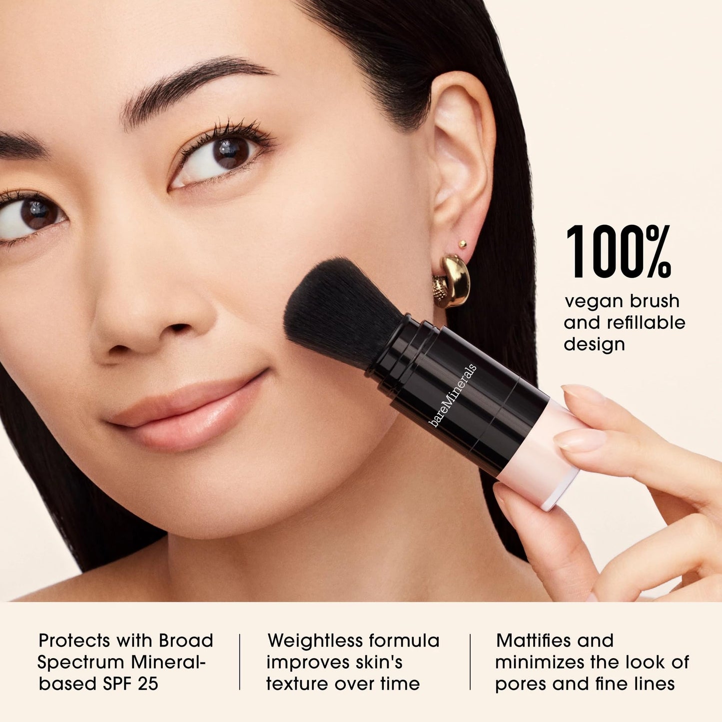 bareMinerals Mineral Veil Translucent Setting Powder, SPF 25 Translucent Refill, Vegan, Cruelty-Free & Dermatologist-Tested
