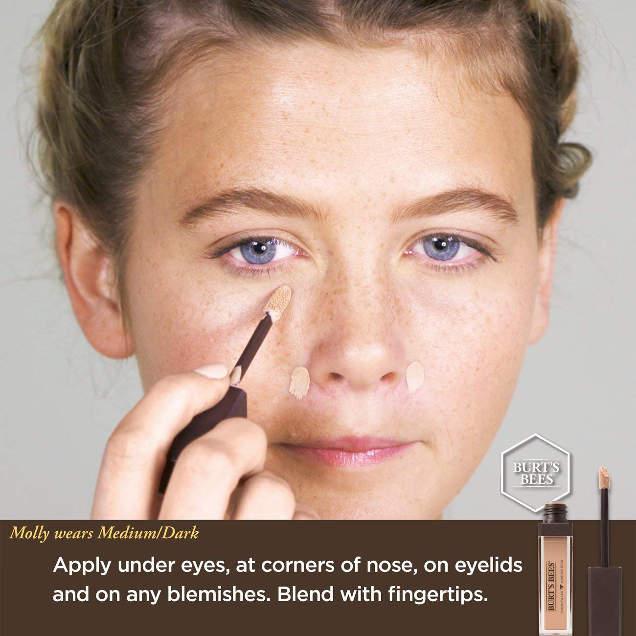 Burt's Bees Concealer - Fair Shade for Flawless Coverage | 1 Tube