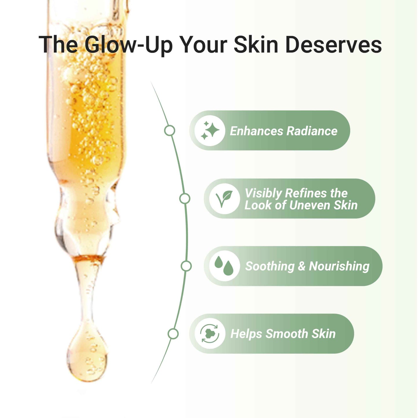 Meebak Korean Vitamin C Serum | Radiance Face Serum | Soothing Formula with Centella Asiatica, Panthenol & Adenosine for Glowing Skin | Lightweight Daily Formula