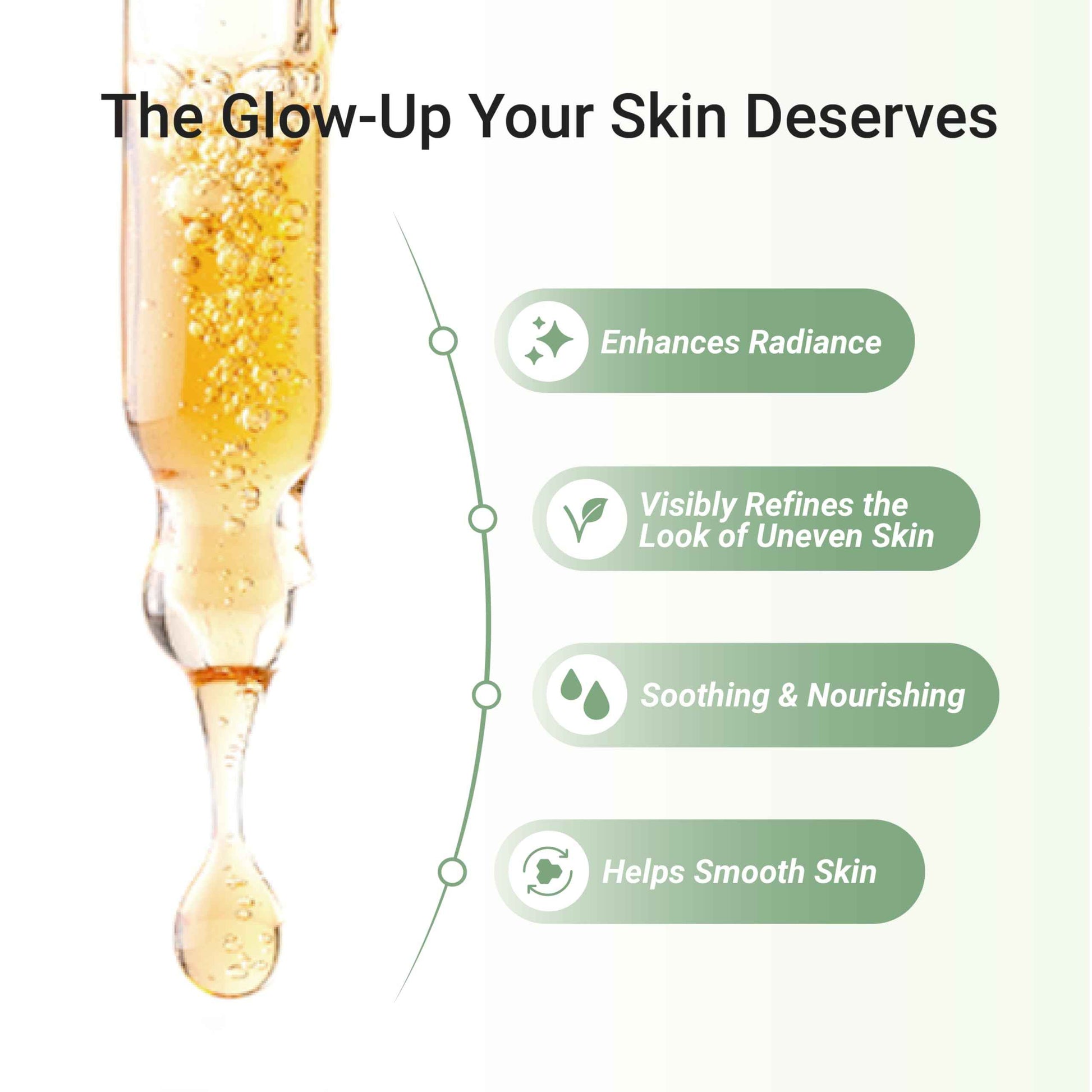 Meebak Korean Vitamin C Serum | Radiance Face Serum | Soothing Formula with Centella Asiatica, Panthenol & Adenosine for Glowing Skin | Lightweight Daily Formula