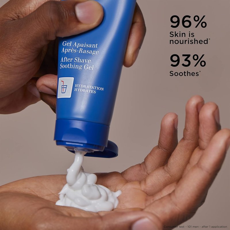 CLARINS Men After Shave Soothing Gel - Hydrating Formula for Irritation Relief | 2.5 Ounces