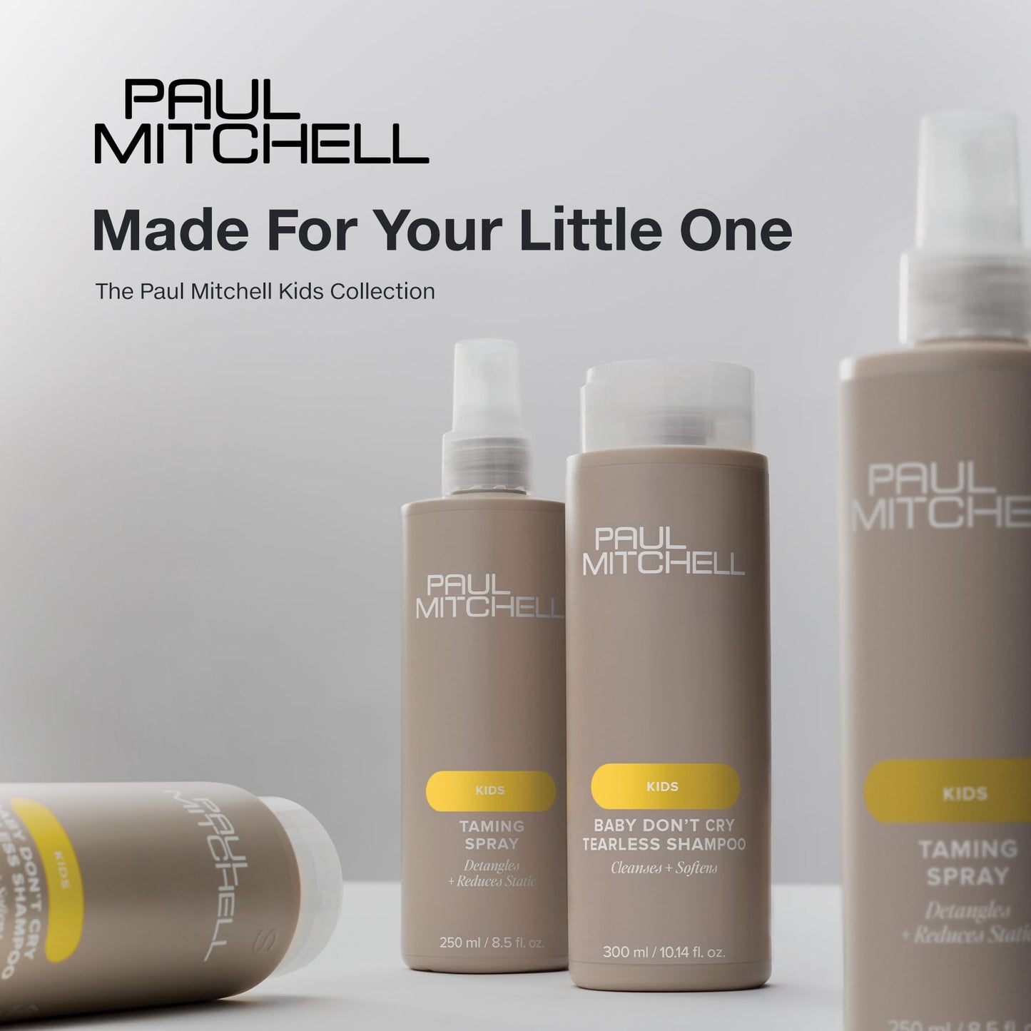 Paul Mitchell Baby Don’t Cry Tear-Free Shampoo, Cleanses + Softens Hair, For Children of All Ages, 33.8 fl oz