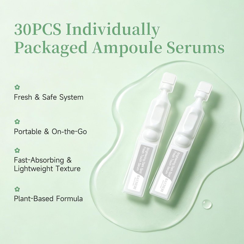 Brightening & Hydrating Face Serum Ampoules – Niacinamide, Tranexamic Acid, Vitamin C, Centella Asiatica & Alpha-Arbutin – Hydrates & Smooths for Dark Spot,Uneven Tone & Sensitive Skin – 1.5ml x 30
