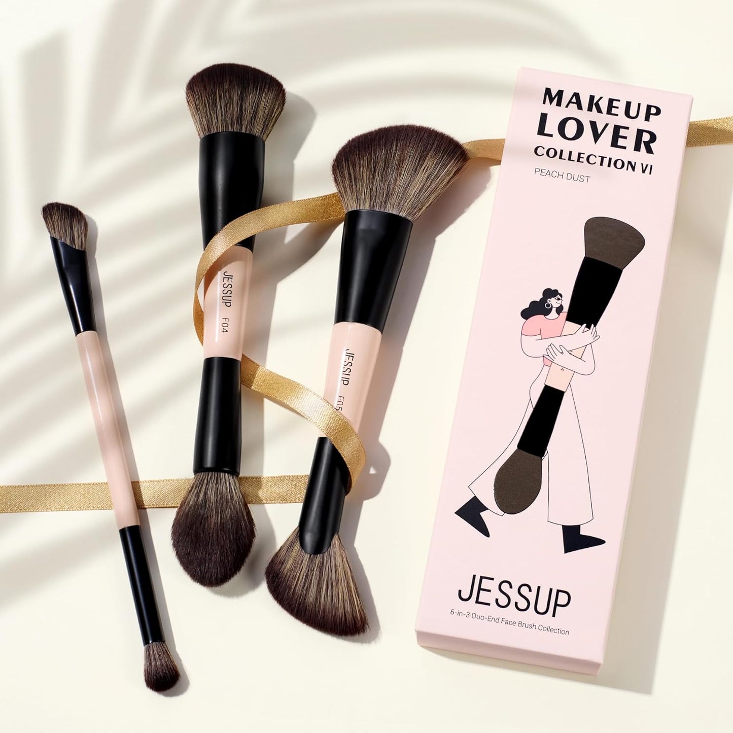 Face Makeup Brushes Set - Jessup T508 with Foundation Brush SF002 | Professional Quality