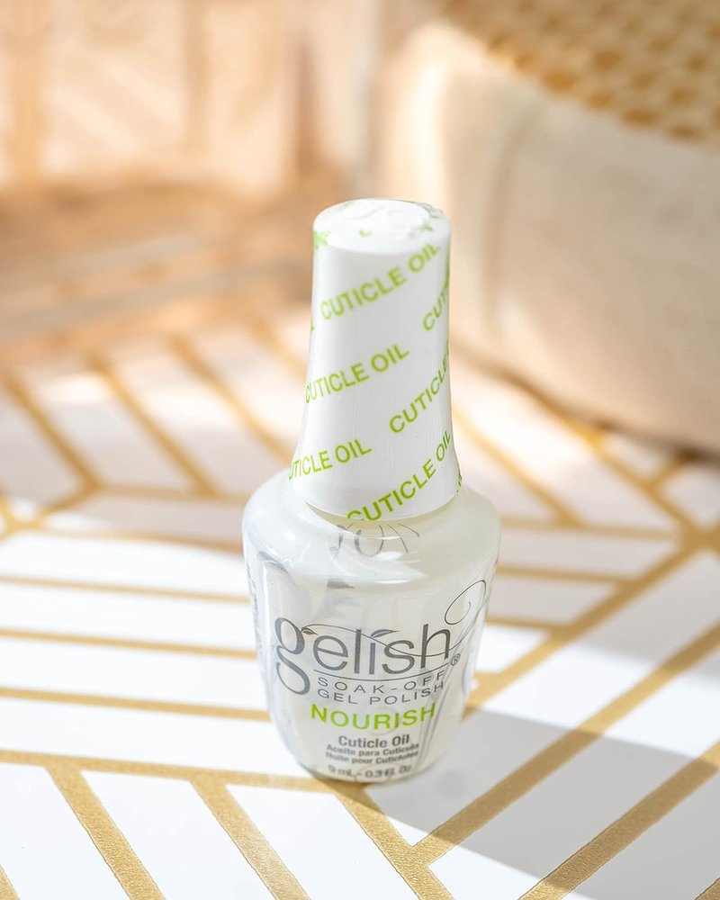 Gelish Mini Cuticle Oil - Hydrating Formula for Healthy Nails & Cuticles | Quick Absorbing, Non-Greasy (0.3 Fl Oz)