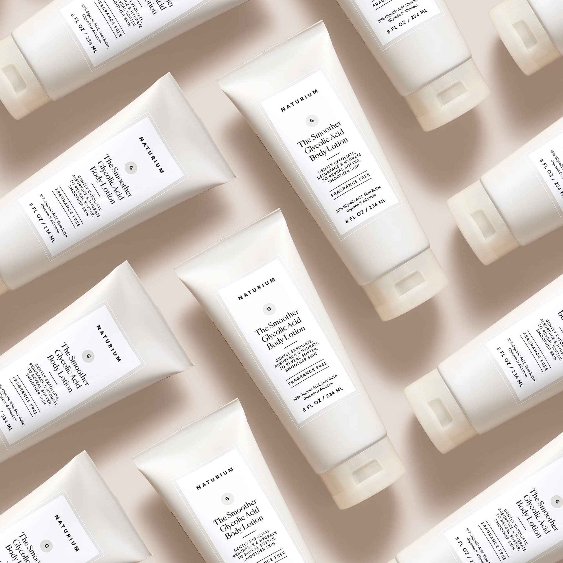 Naturium The Smoother Glycolic Acid Body Lotion, Resurfacing & Exfoliating Treatment, with 10% Glycolic Acid, 8 oz