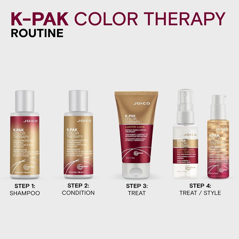 Joico K-PAK Color Therapy Conditioner - Color Protection & Shine Boost | Keratin & Argan Oil | For Color-Treated Hair