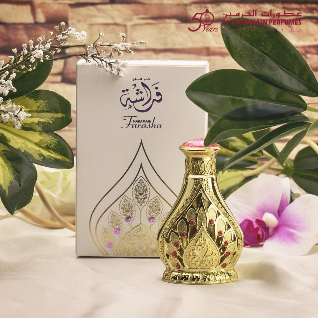 Farasha Perfume Oil 12ml - Unisex Arabian Fragrance for Lasting Scent